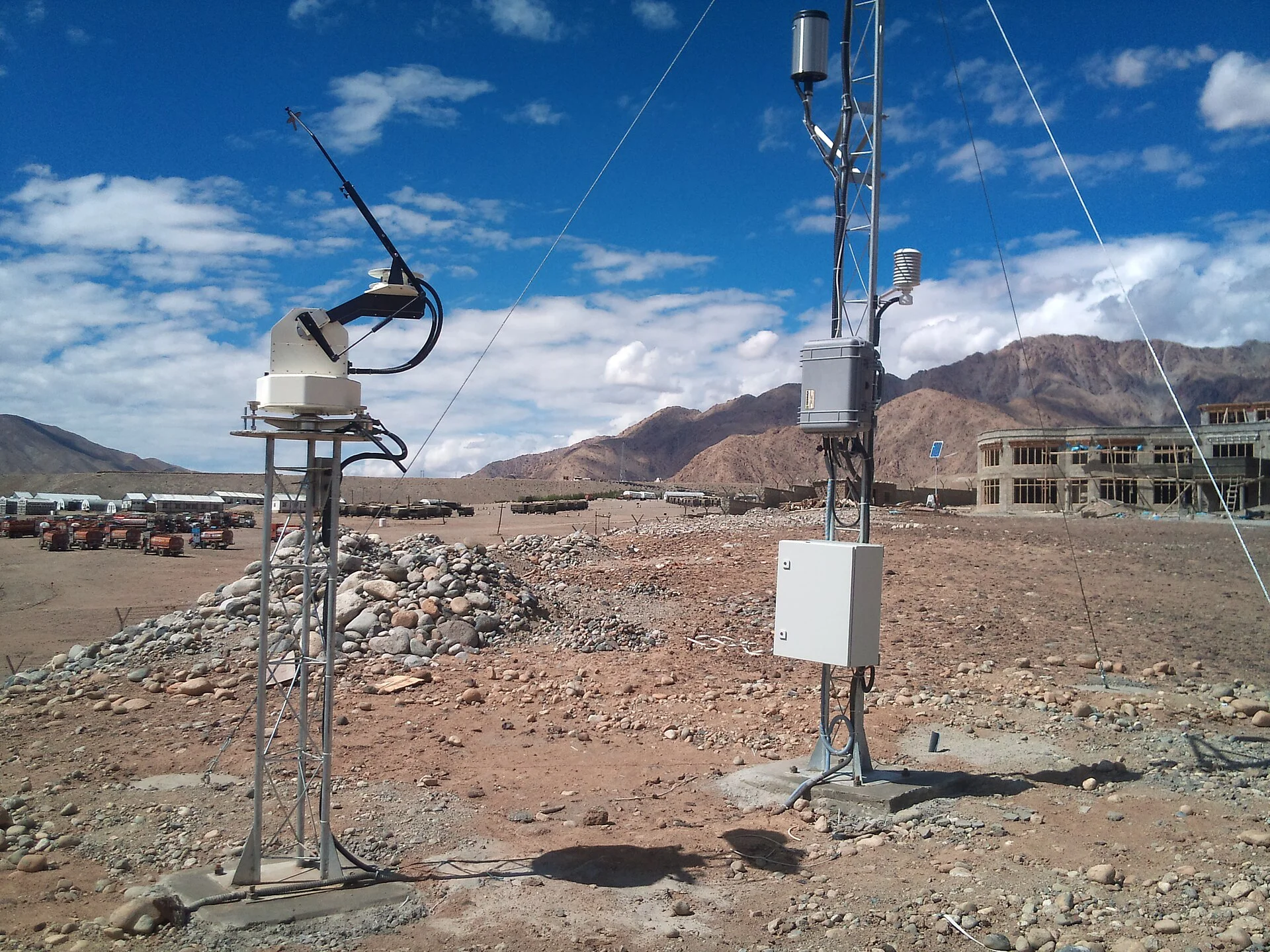 Weather monitoring station for industrial park deployment