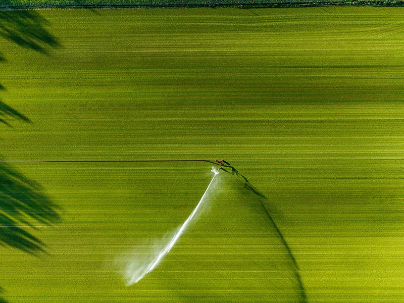 Landscape irrigation deployment
