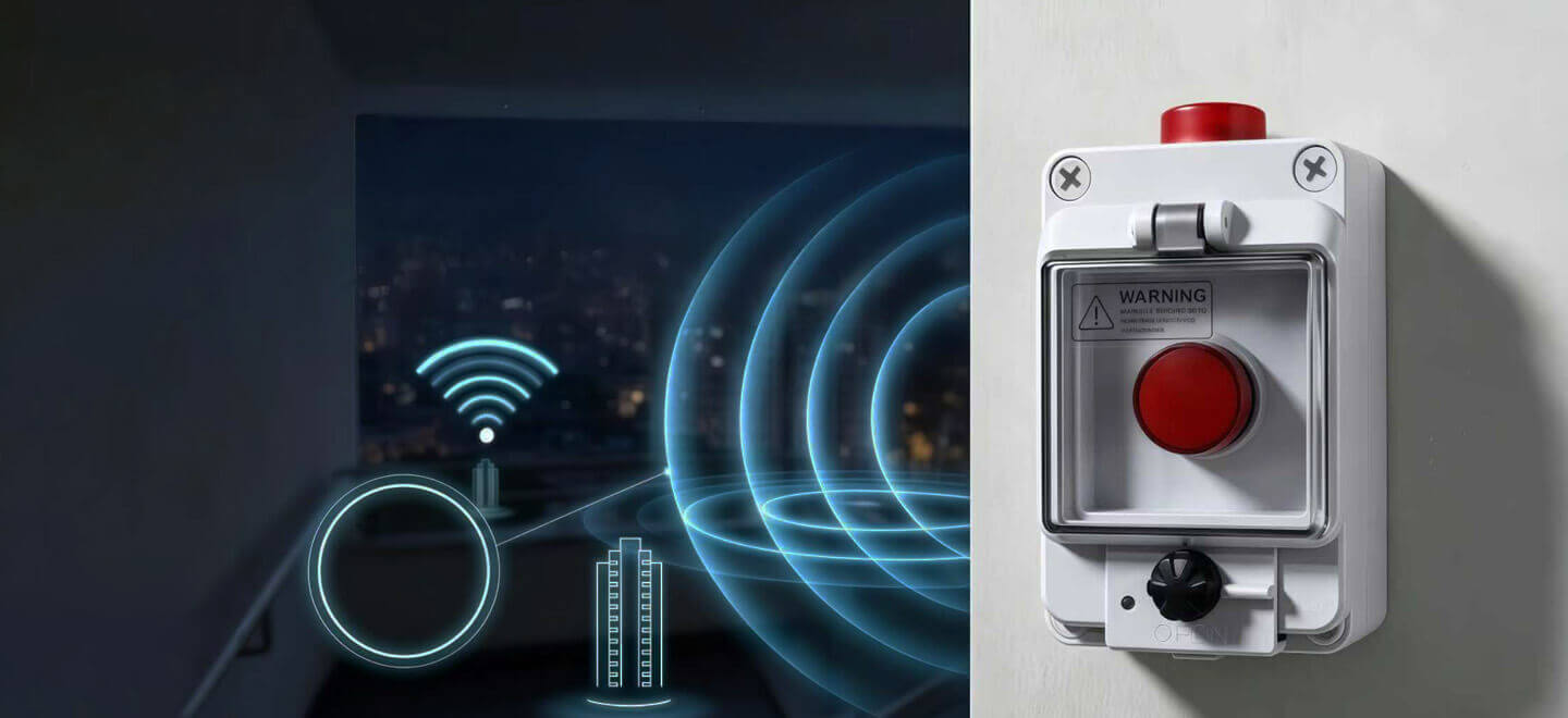 Wireless alarm deployment across building areas