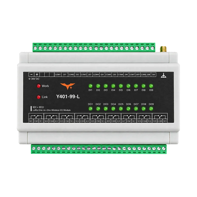 Y401-99-L LoRa Wireless I/O Pair, 9DI/9DO