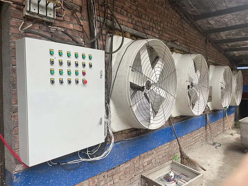 Ventilation fan control cabinet