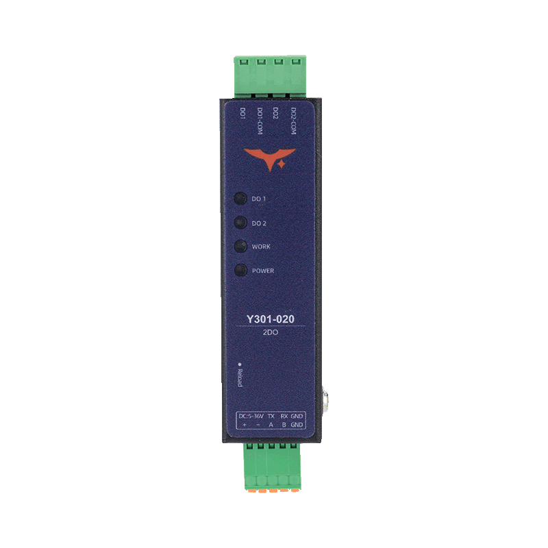 Y301-020 compact Modbus relay output module