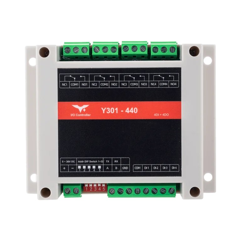 Modbus RTU I/O module for industrial automation