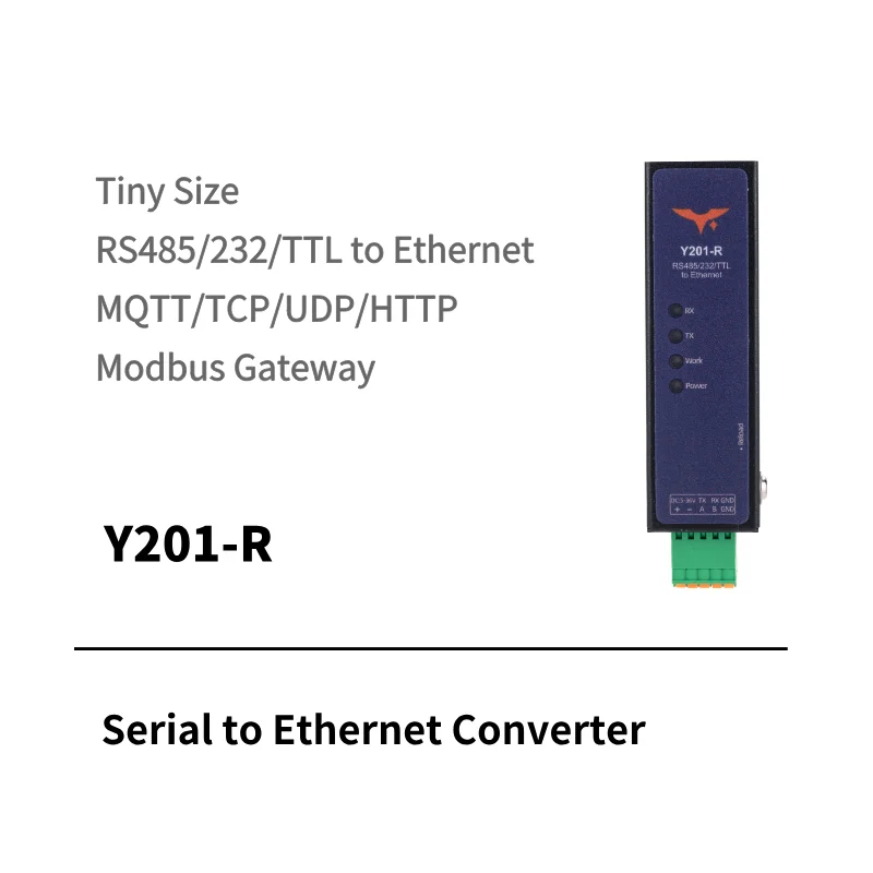 Y201-W Serial to Dual-band Wi-Fi DTU device