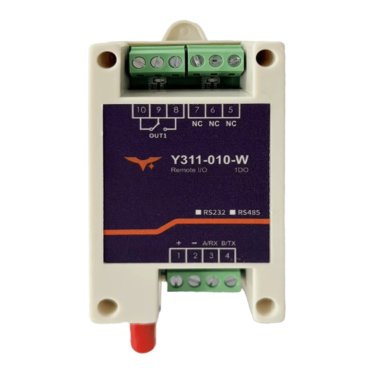 YenGear industrial Remote I/O Module with relay outputs