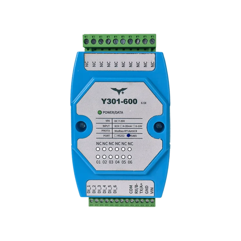 Modbus RTU I/O module for industrial automation