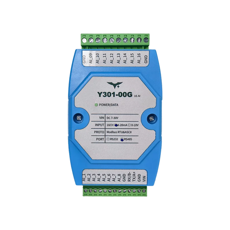 Modbus-RTU I/O module for industrial automation systems